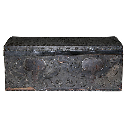 Antique Leather Trunk