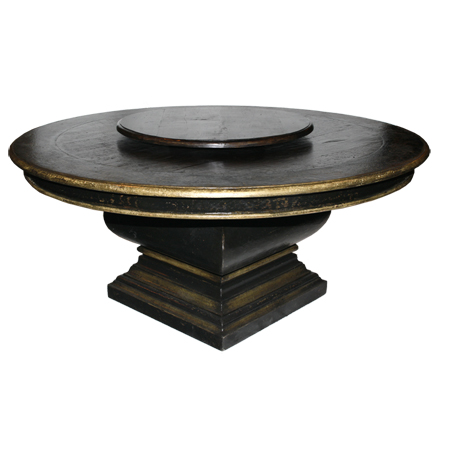 Dining Table with Lazy Susan