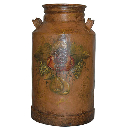 Handpainted Milk Canister