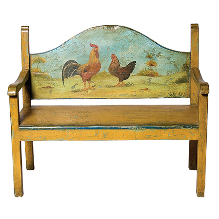 Handpainted Bench