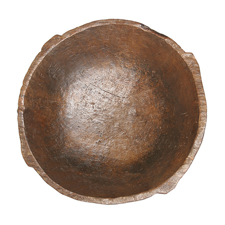 Antique Wood Bowl