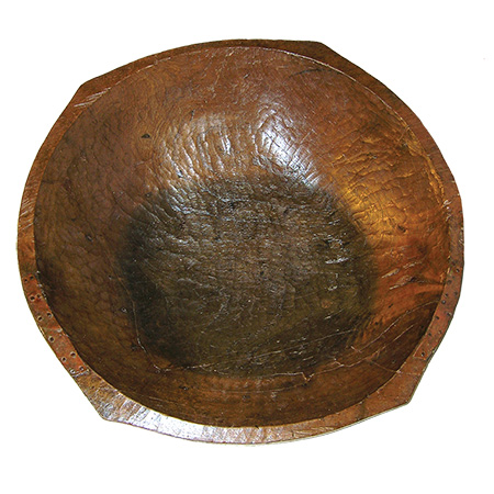 Antique Wood Bowl