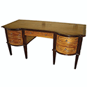 Handcarved Wood Desk