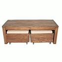 Nesting Table With Glides