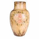 Handpainted Clay Jar