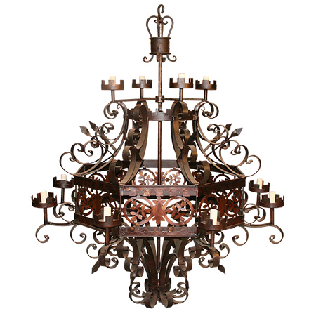 Iron Chandelier